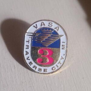 VASA Traverse City Michigan Vintage Lapel Pin